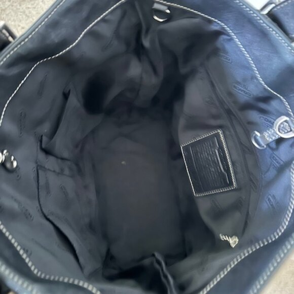 RESTORED Vintage Coach "Hampton" CarryAll Tote Bag-VGVC - Picture 4 of 11